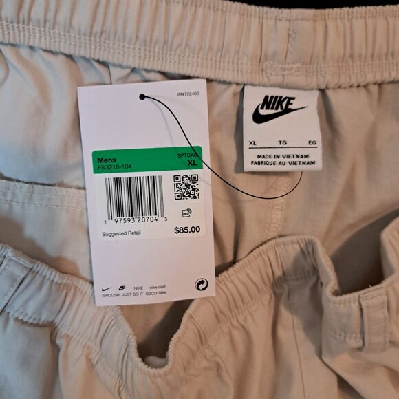 Nike Life Men's Size XLarge Shorts Light Orewood Brown FN3216 104 $85 Retail NEW - Picture 9 of 15